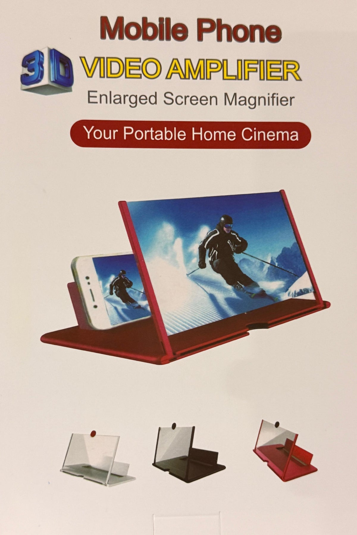 Mobile Phone Video 3D Amplifier